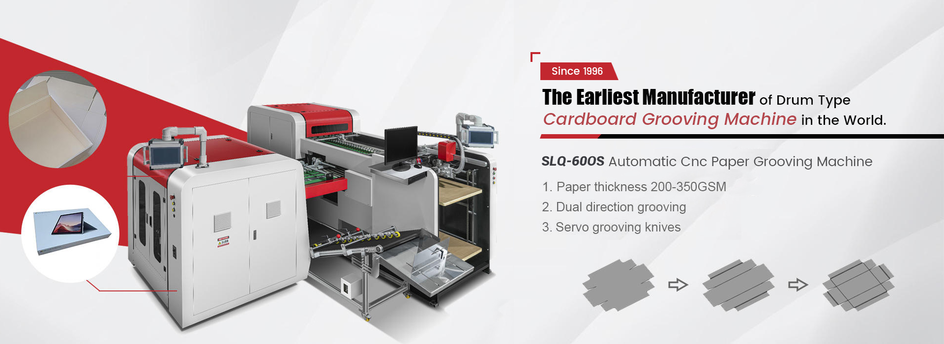 SLQ-600S Automatic CNC paper Grooving machine