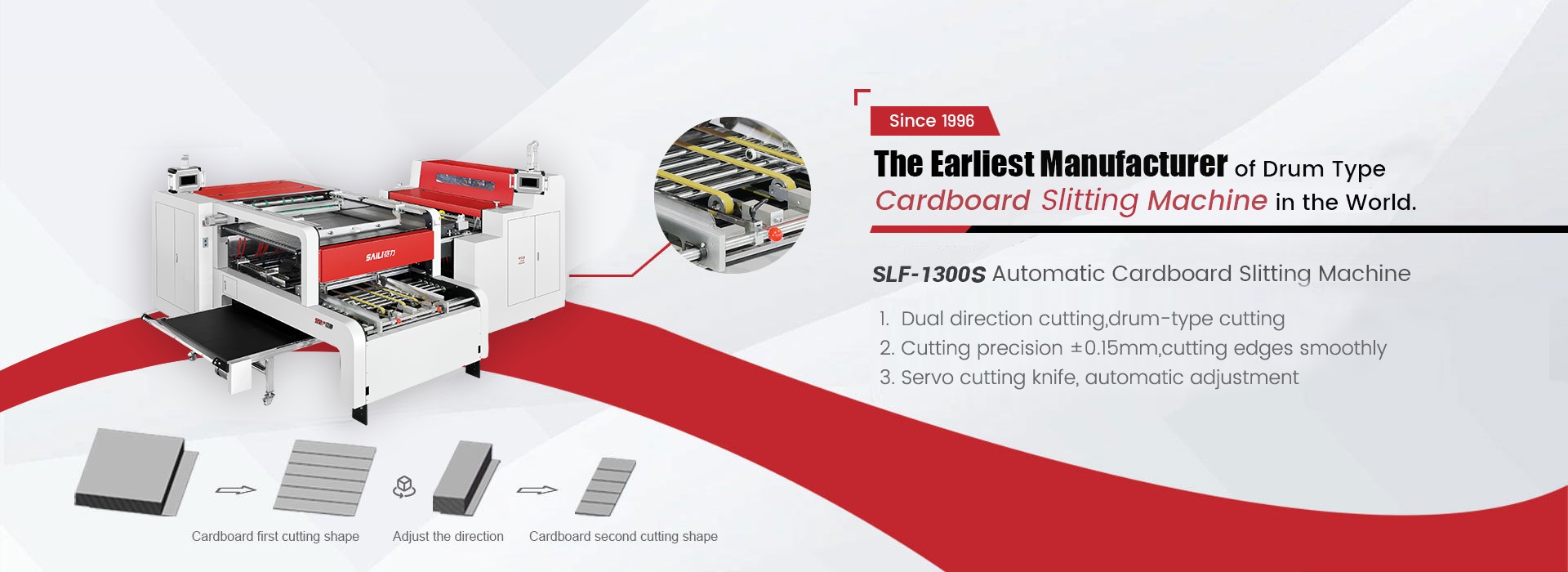 SLF-1300 Automatic Cardboard Slitting Machine